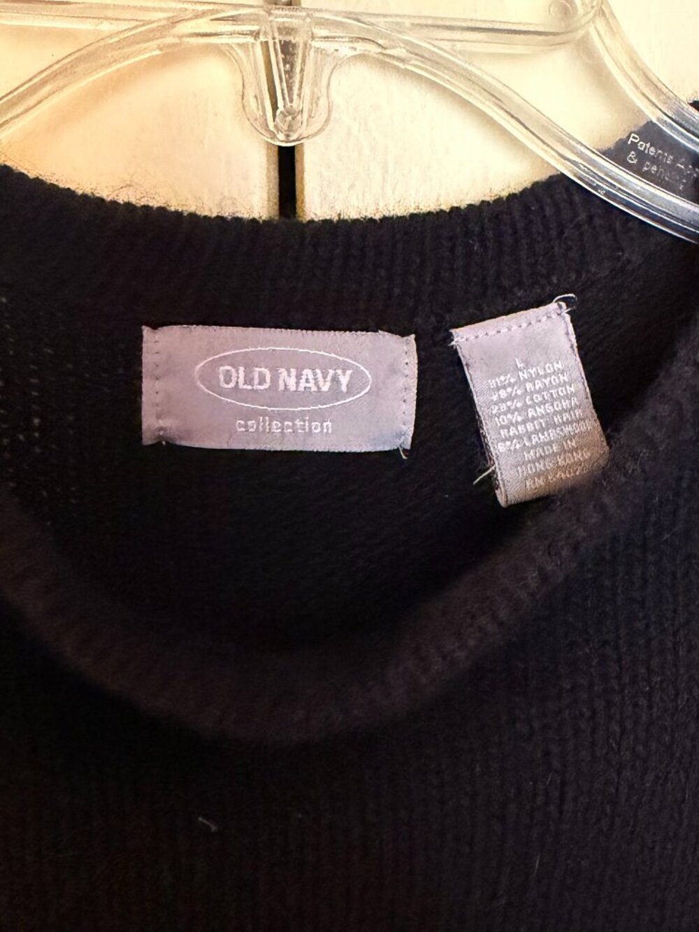 Old Navy Black Knit Sleeveless Relaxed Turtleneck Short Sleeve Top - Picture 3 of 5